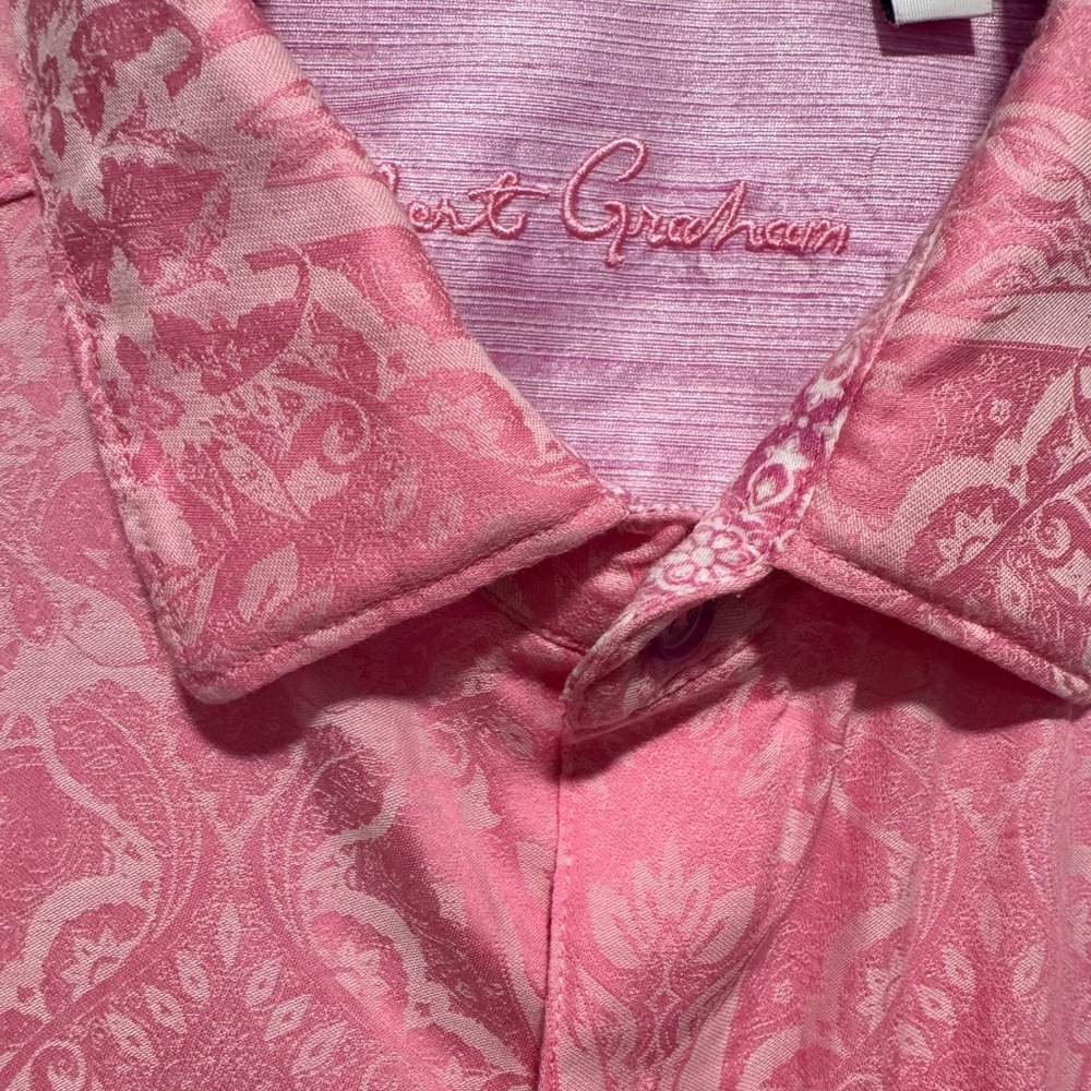 Robert Graham Vibrant Pink Paisley Shirt
